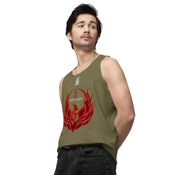 Men wearing Venerate Supplements premium tank top for athletic lifestyle