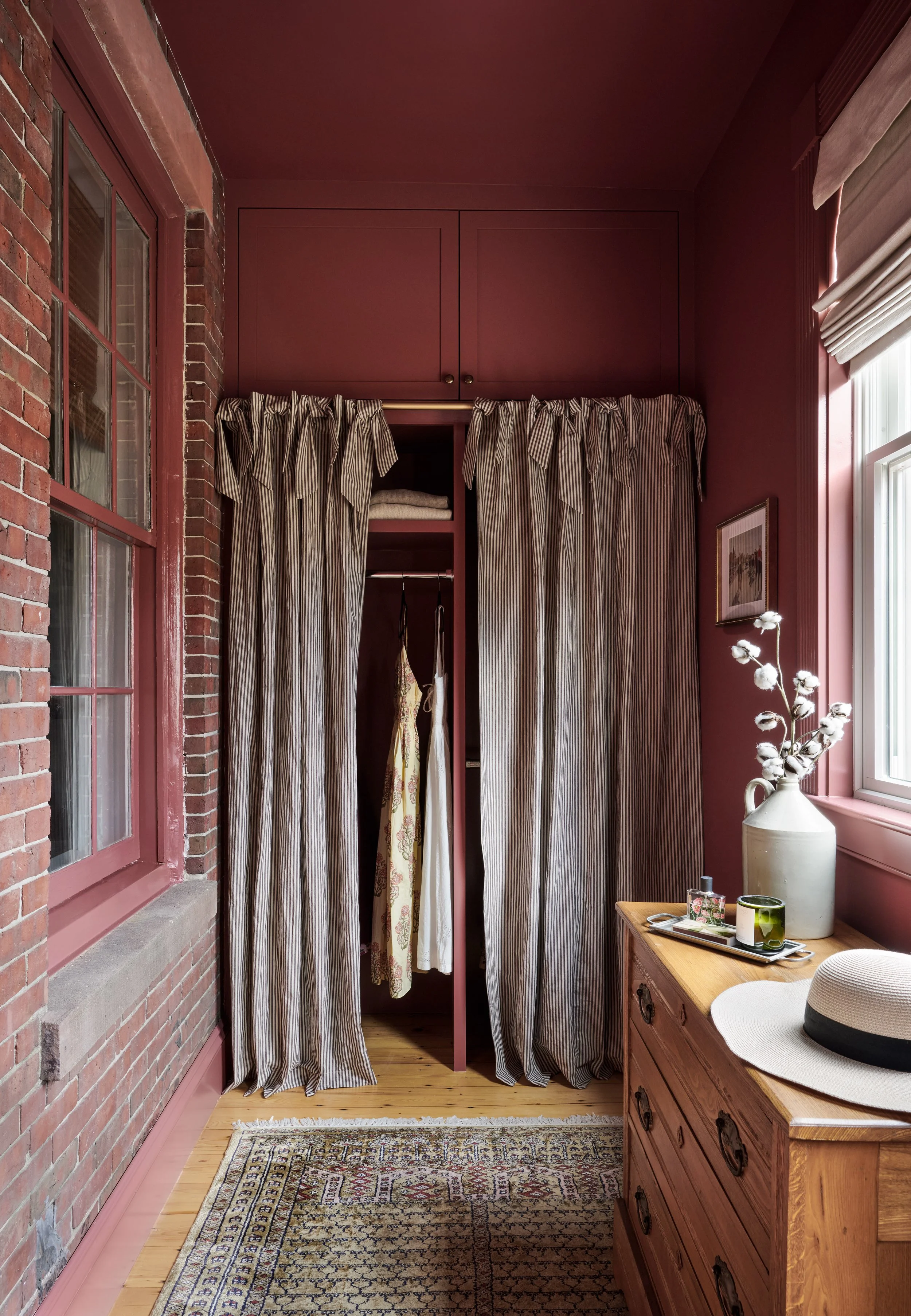 red dressing room