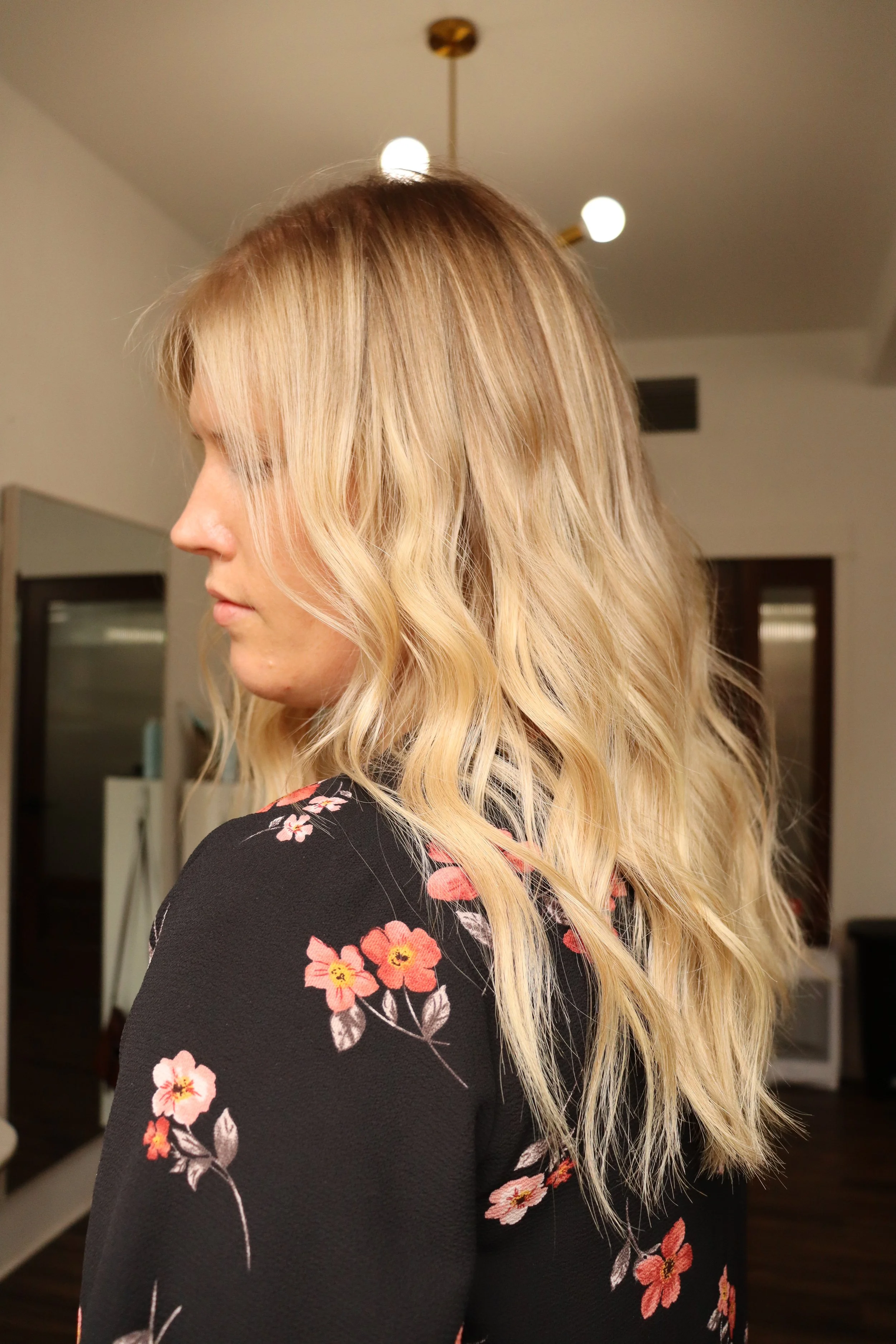 how to style hair with hand tied extensions