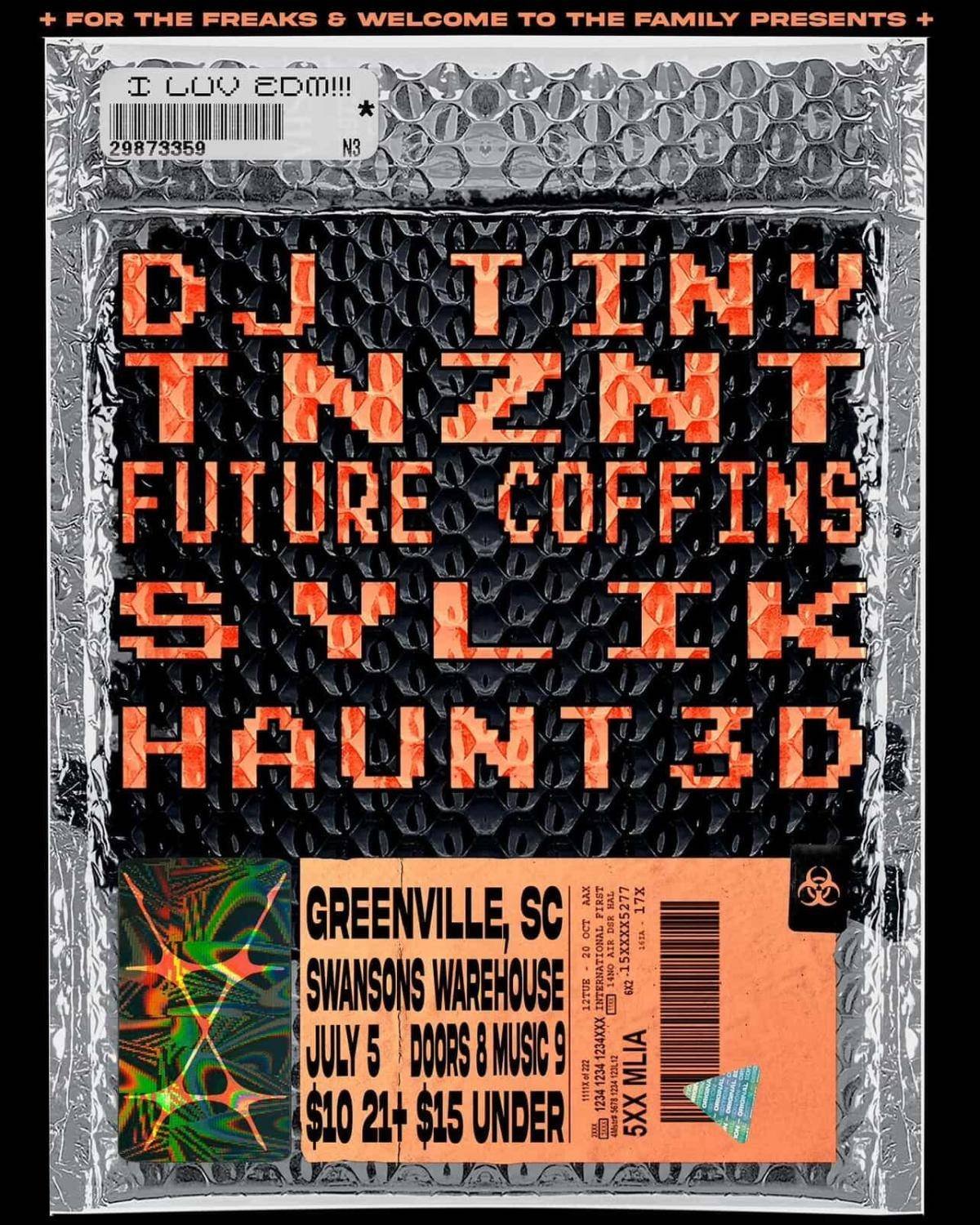 WTTF Presents : I LUV EDM ft. DJ Tiny, TNZNT, Future Coffins, STYLIK, & Haunt3d