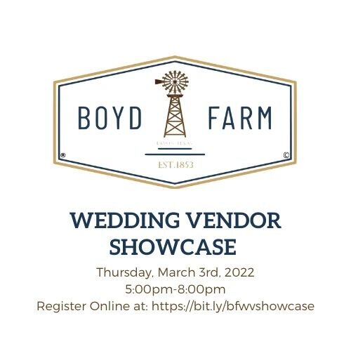 We can wait to see you there!

Join us this Thursday, March 3rd for the vendor showcase at @thevenueatboydfarm open house event. We will be displaying fresh floral designs, rental items and also providing information on our event planning packages. W