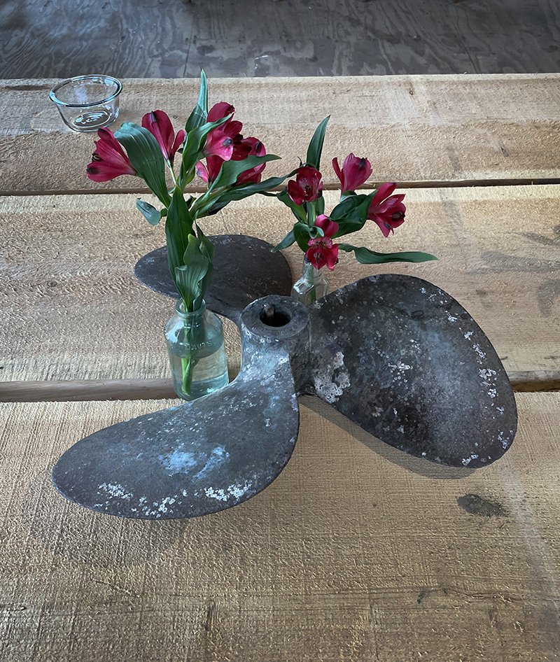 A PLACE FOR LOVE - Engagement party using old stuff found around the place.