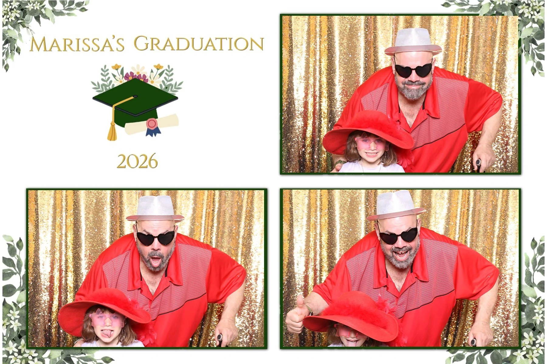 NJ Selfie Booth at Colonia graduation party