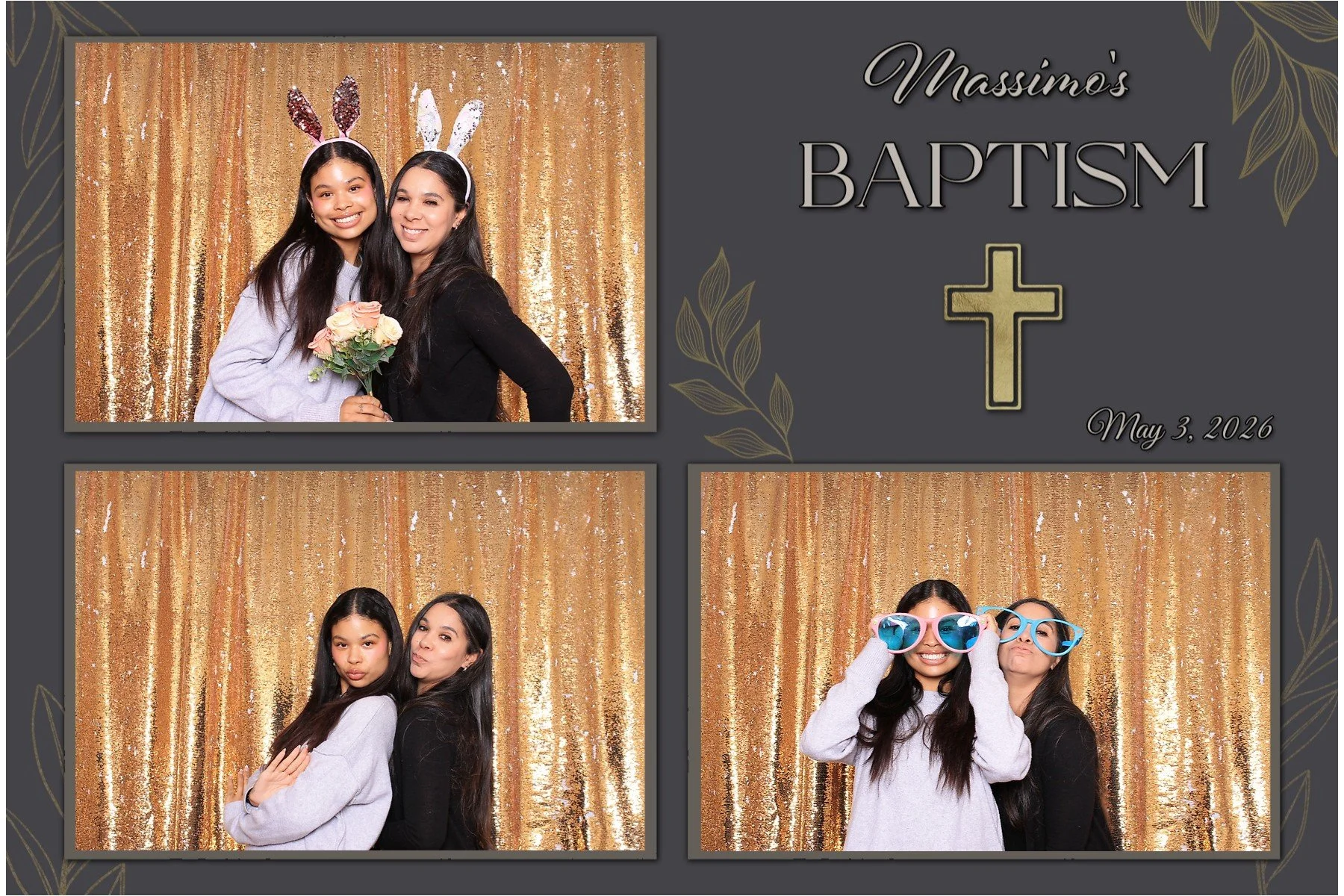 Baptism photo booth in Elizabeth NJ