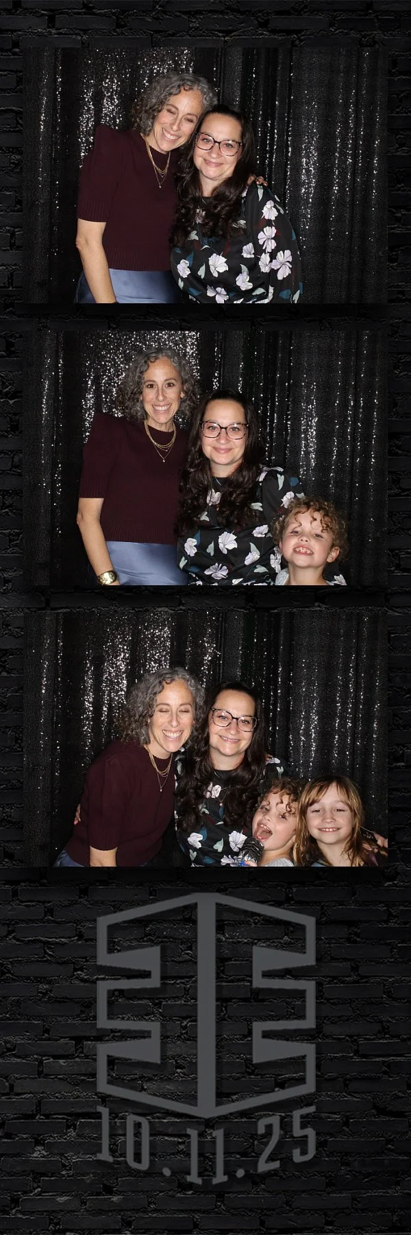 Guests posing at NJ Selfie Booth during Bar Mitzvah in Maplewood NJ.