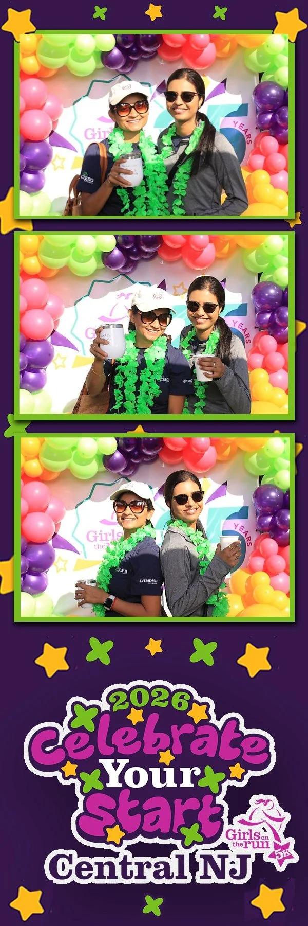 Girls on the Run 5K photo booth in Somerville NJ