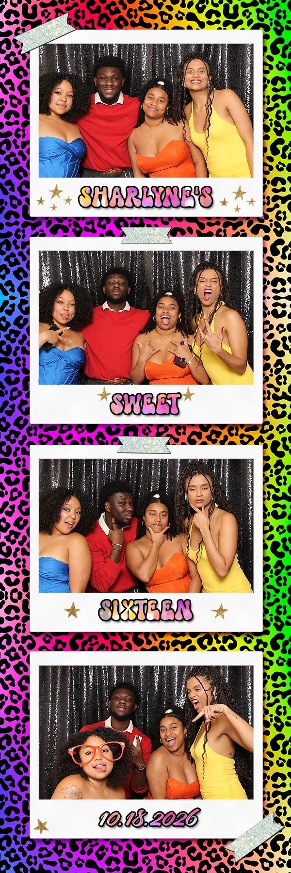 NJ Selfie Booth at Sweet 16 celebration in Lodi NJ