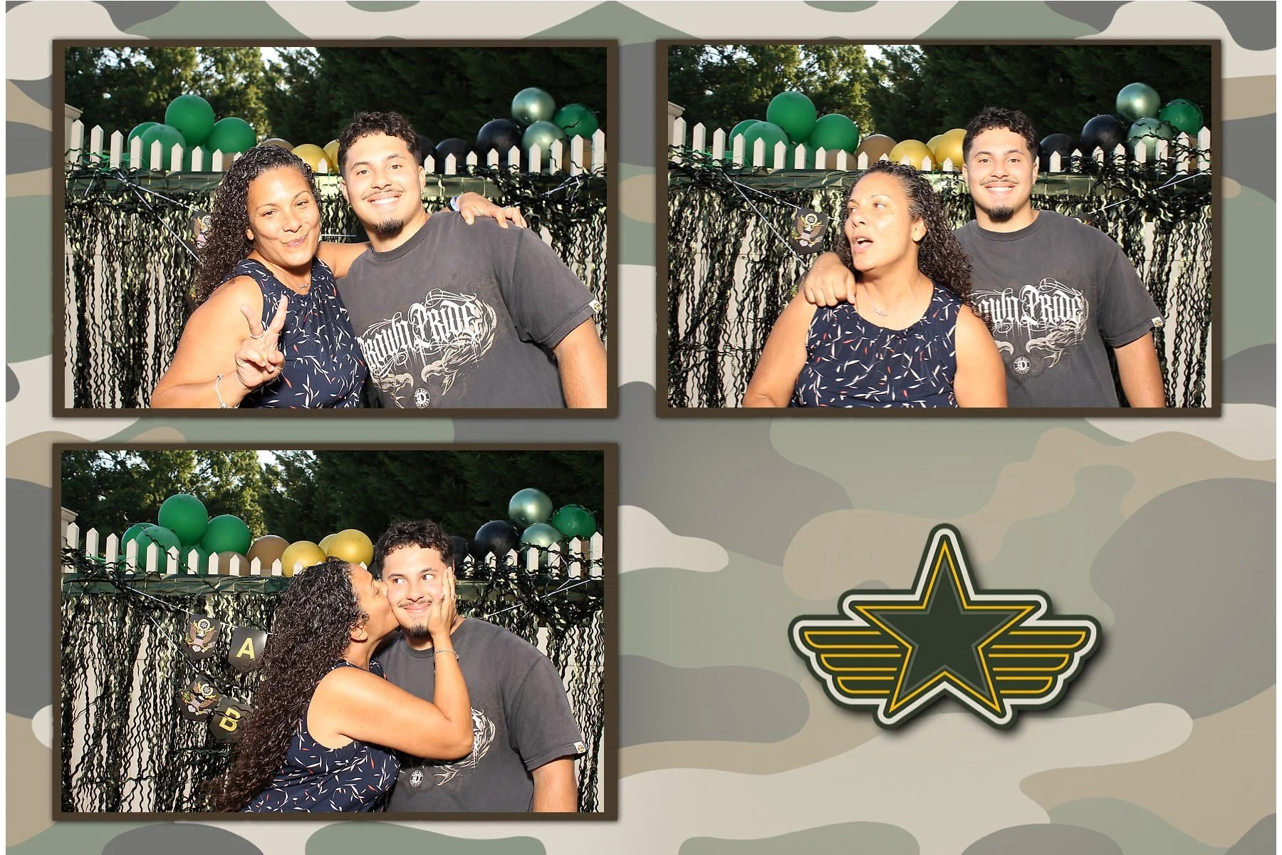 Army send-off celebration with NJ Selfie Booth