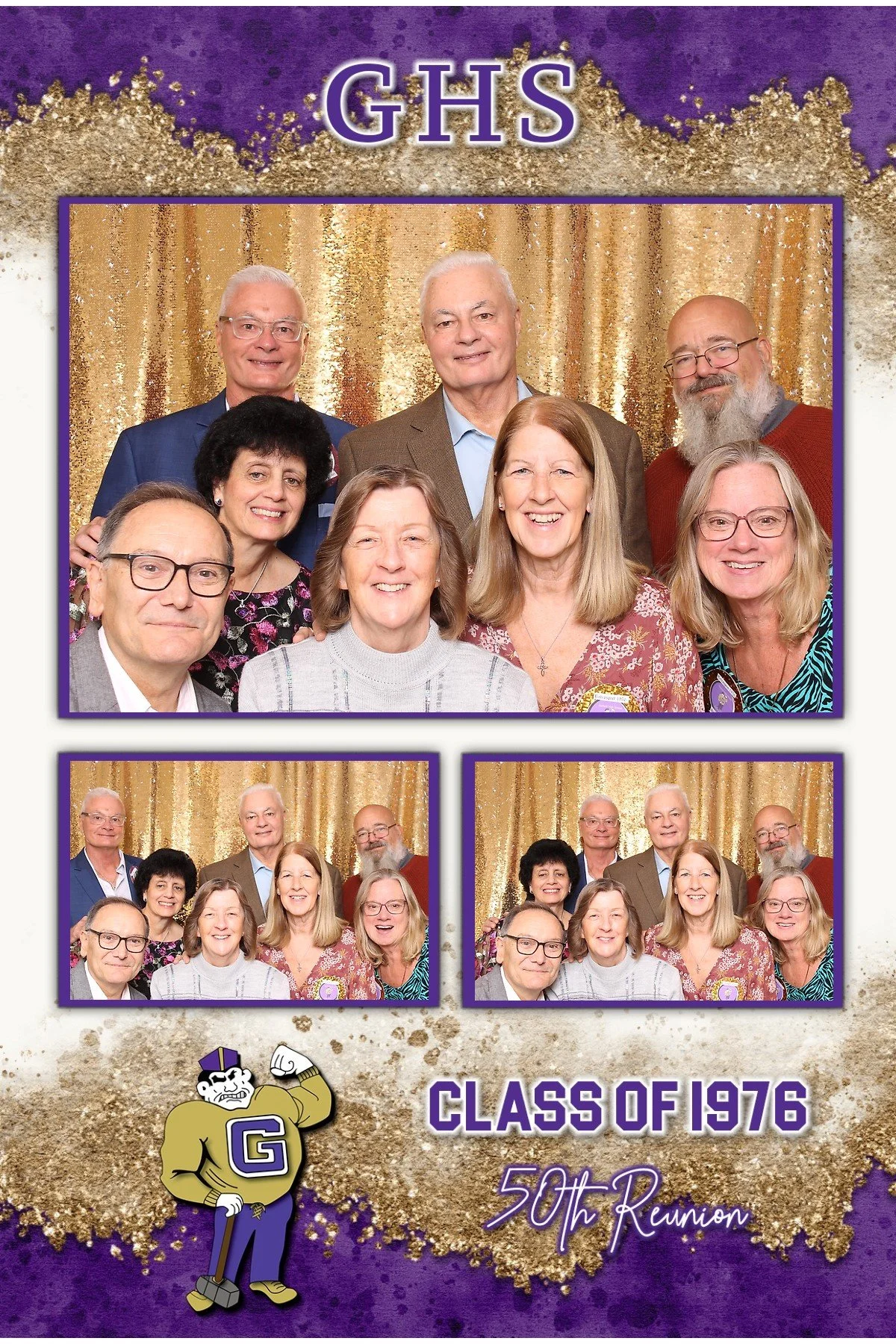 Garfield High School Class of 1976 50th reunion photo booth