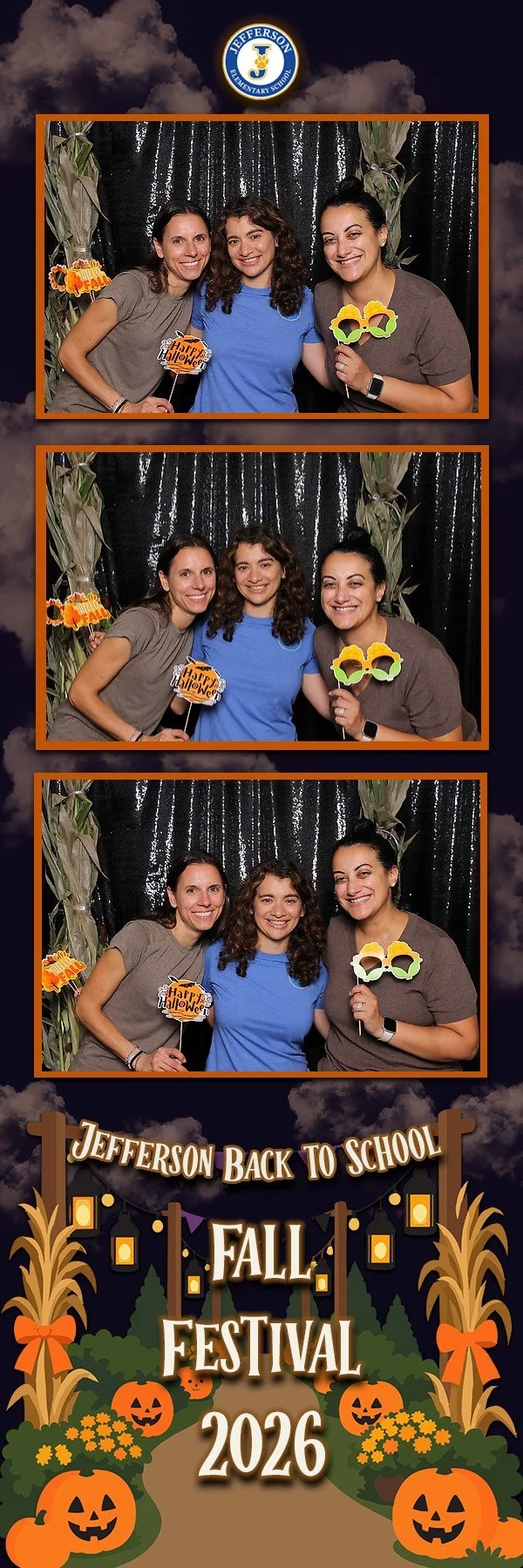 School event photo booth setup in Westfield New Jersey