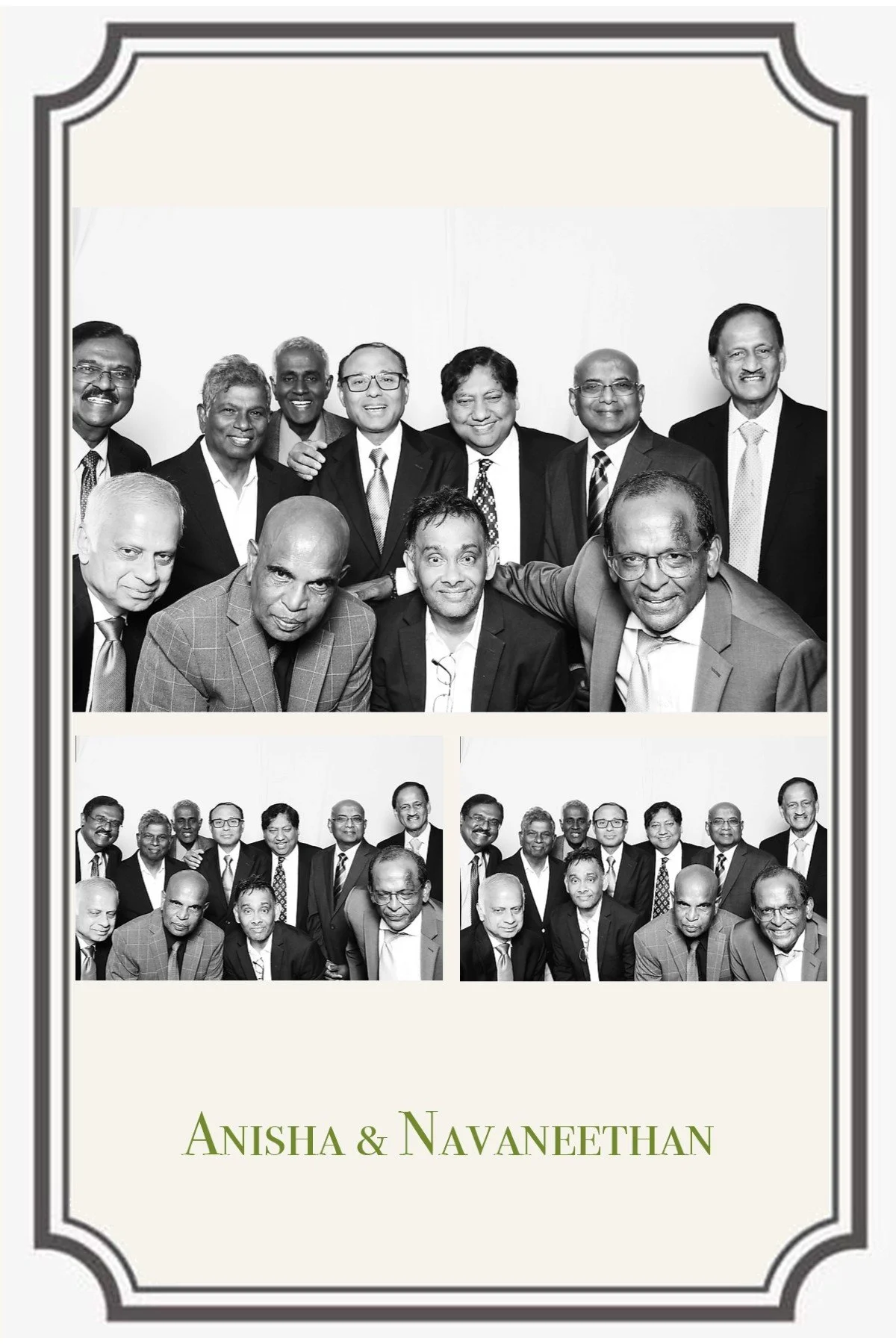 Guests celebrating at an Indian wedding reception in Randolph NJ