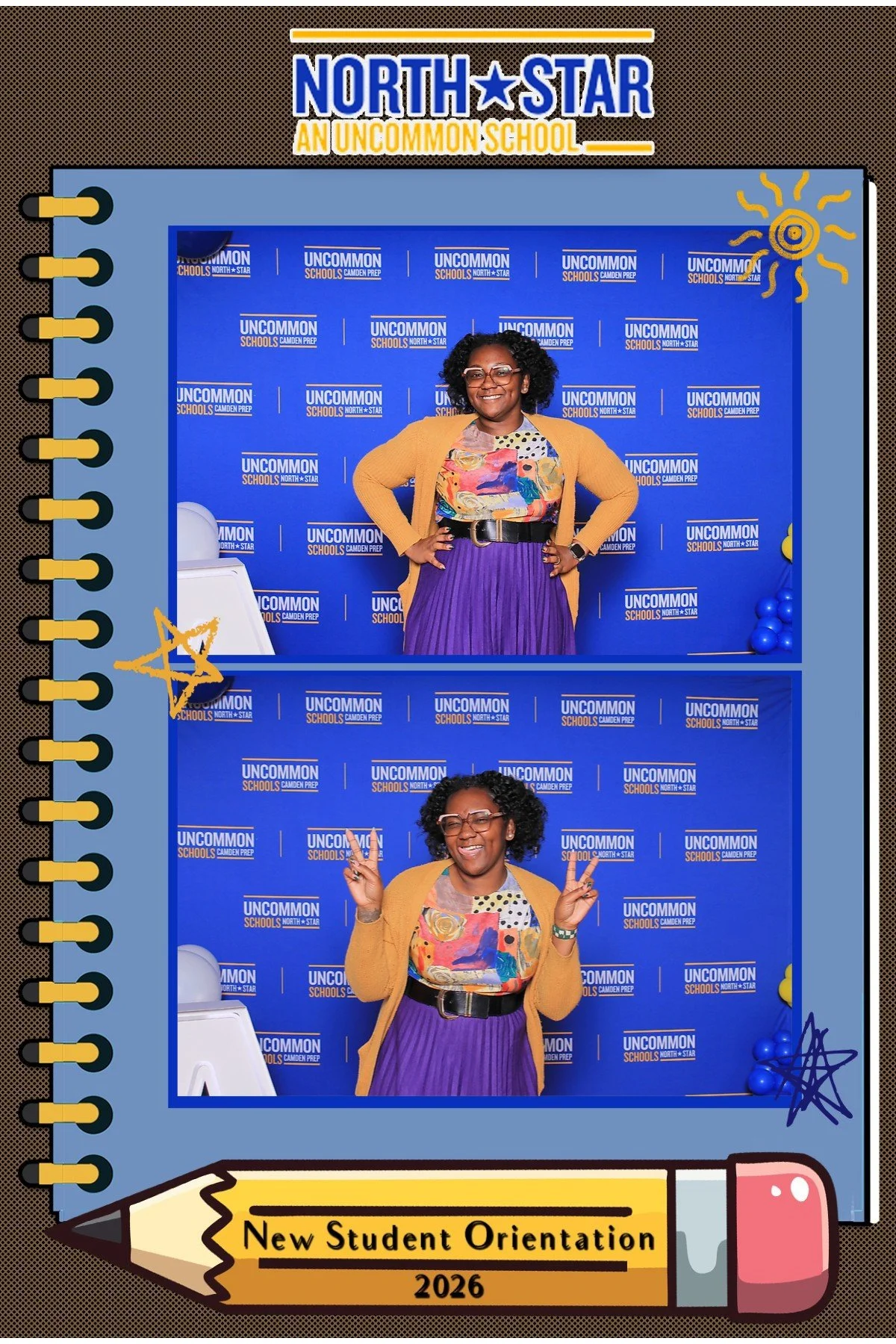 NJ Selfie Booth at North Star Academy orientation event
