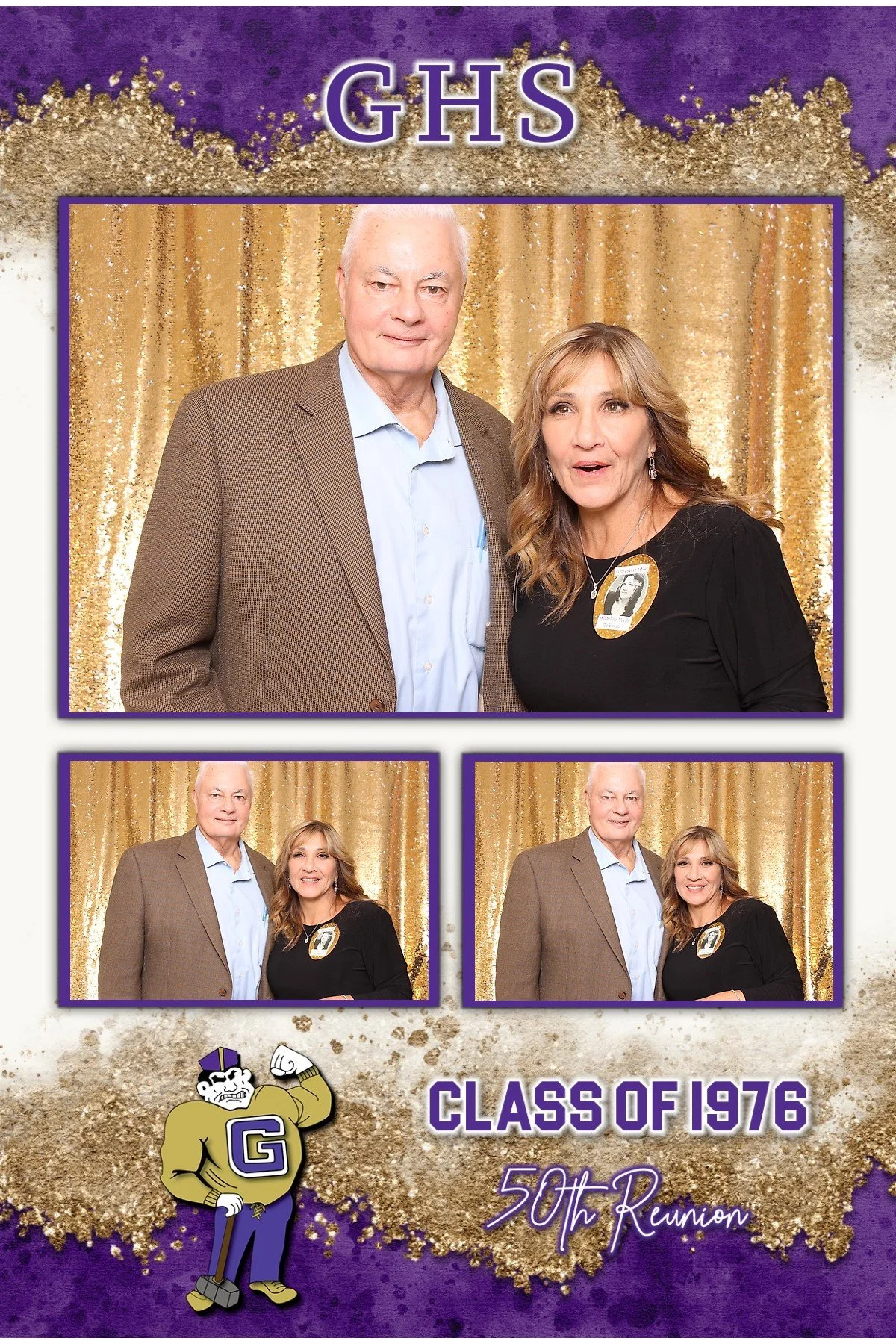 Garfield High School Class of 1976 50th reunion photo booth