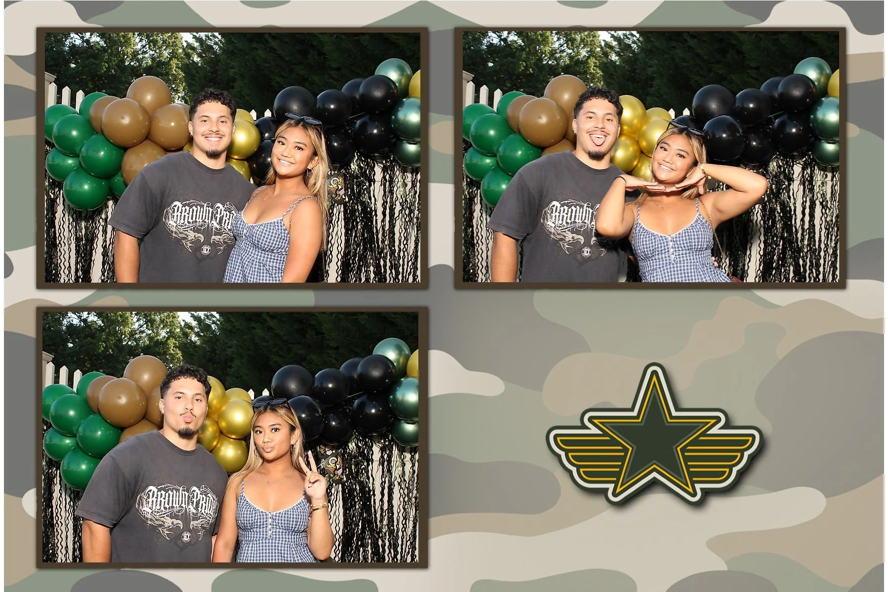 Digital drop-off photo booth at a Union New Jersey home