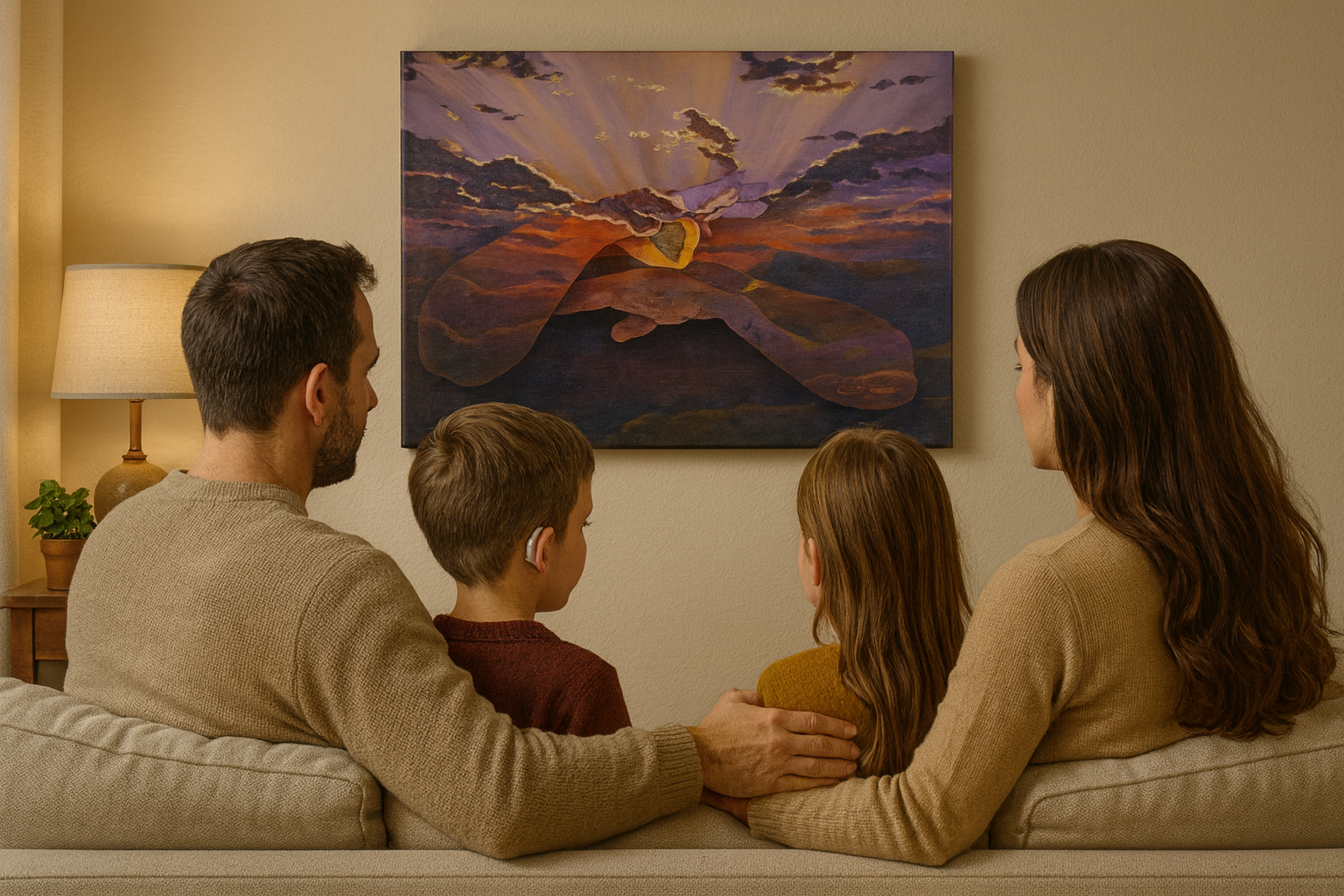 SUNSET IN HILL COUNTRY