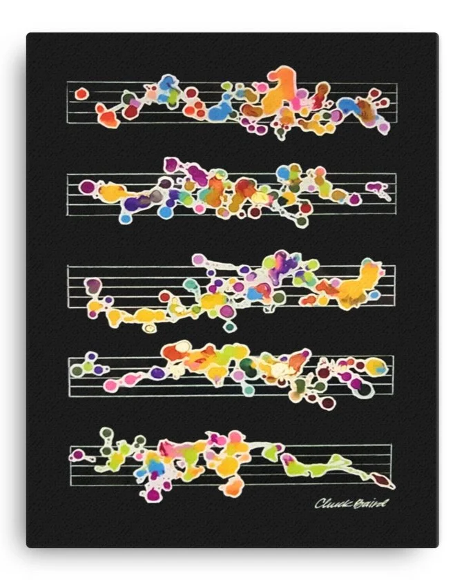 VISUAL MUSIC (16x20) — Dandelion Press