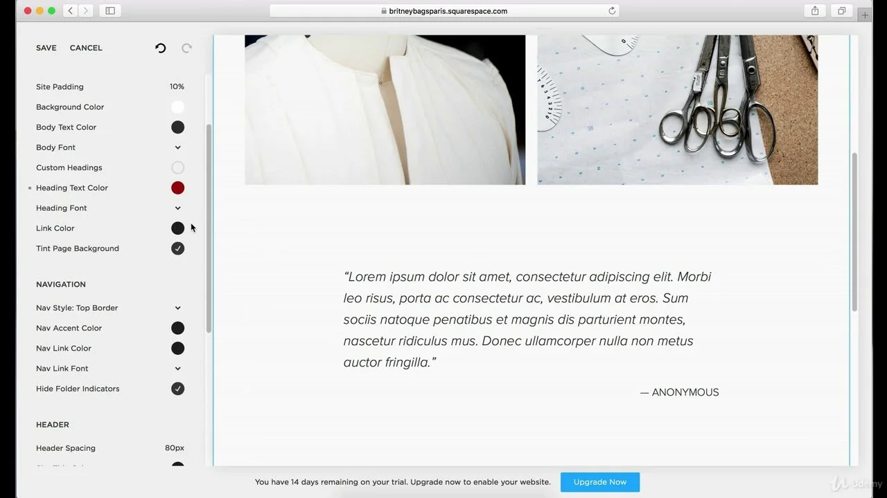 Visual hierarchy tips for effective Squarespace sites
