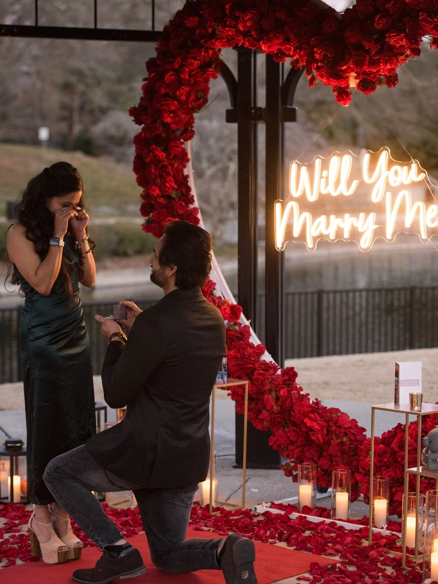 From YES to I DO&hearts;️ Don&rsquo;t miss the last photos! 

Last February, we had the pleasure of supporting Abhishek and Aditi&rsquo;s proposal to make it an evening they would never forget. 
Skip to 2026 and they&rsquo;ve tied the knot! Congratul