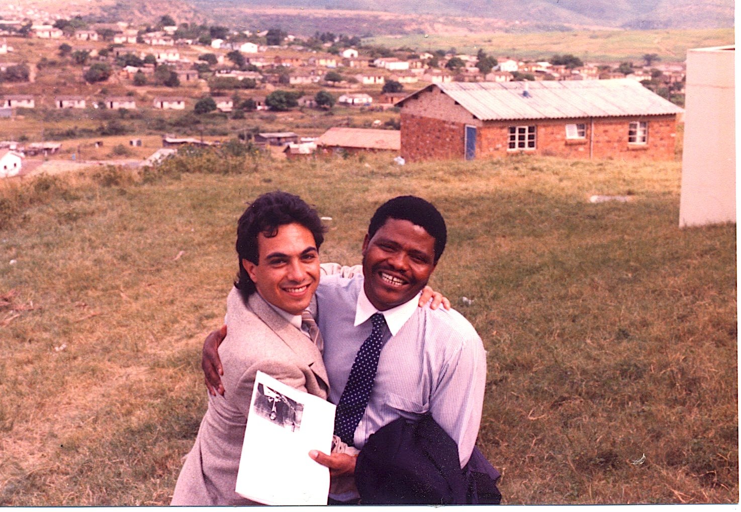Ashley Kahn and Joseph Shabalala