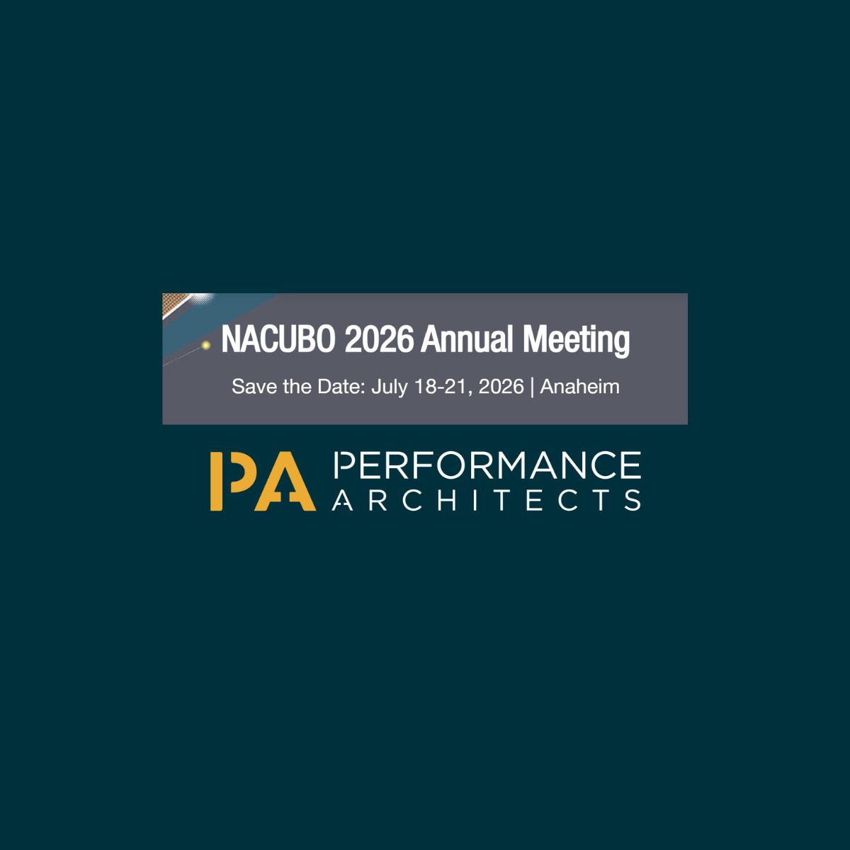 NACUBO 2026 Annual Meeting