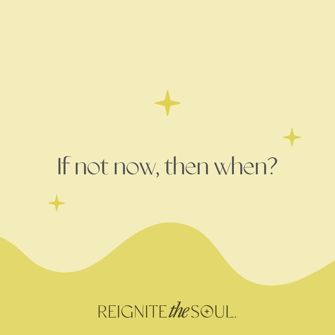 If not now, then when?
Perfect timing does not exist. You have the power to consciously and deliberately shape the life of your dreams. ✨If you&rsquo;re looking for a sign to go for it - this is it! ✨