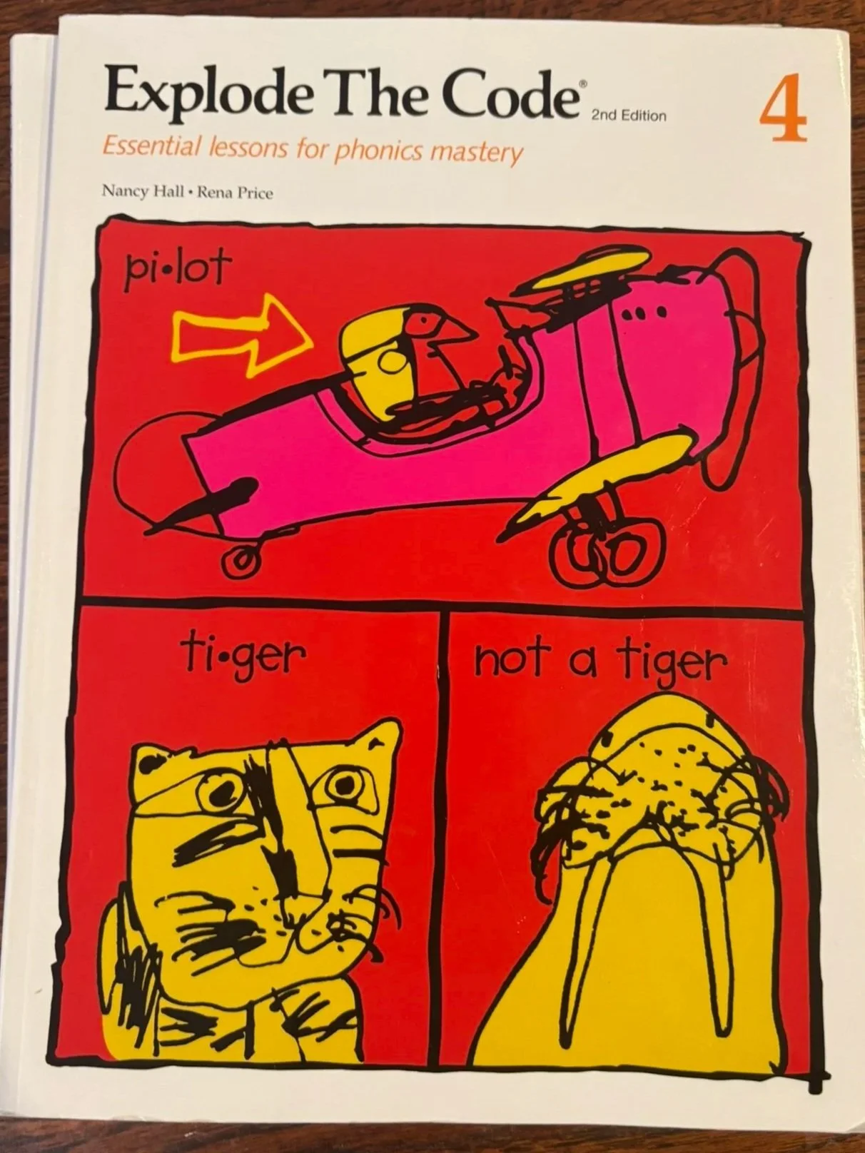 The cover of Explode the Code Level 4