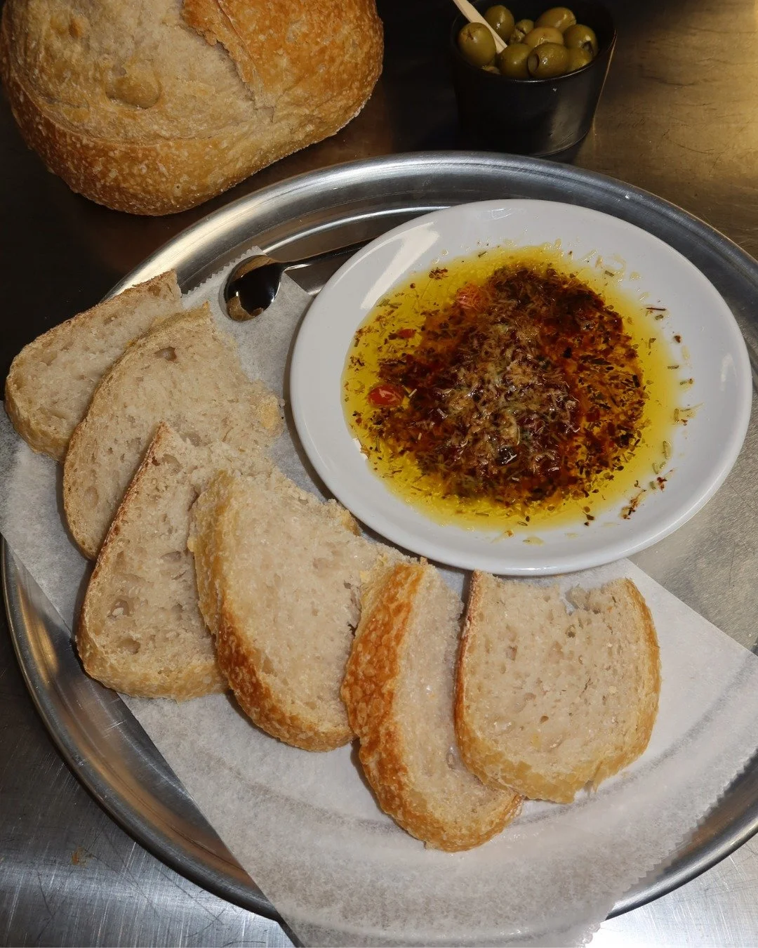 Easy to love, slightly addictive, kind of iconic&hellip; we call this Bread Pitt 😉. 

Come give Bread Pitt a taste this week! 
Open at 4pm Wed - Sat &amp; 1pm on Sun 🙌