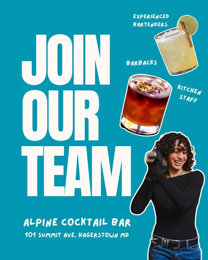 We're growing, and we need YOU to make that happen 🫶.

Experienced Bartenders, Barbacks, and Kitchen Staff needed!!

Click the link in our bio to apply 🔗