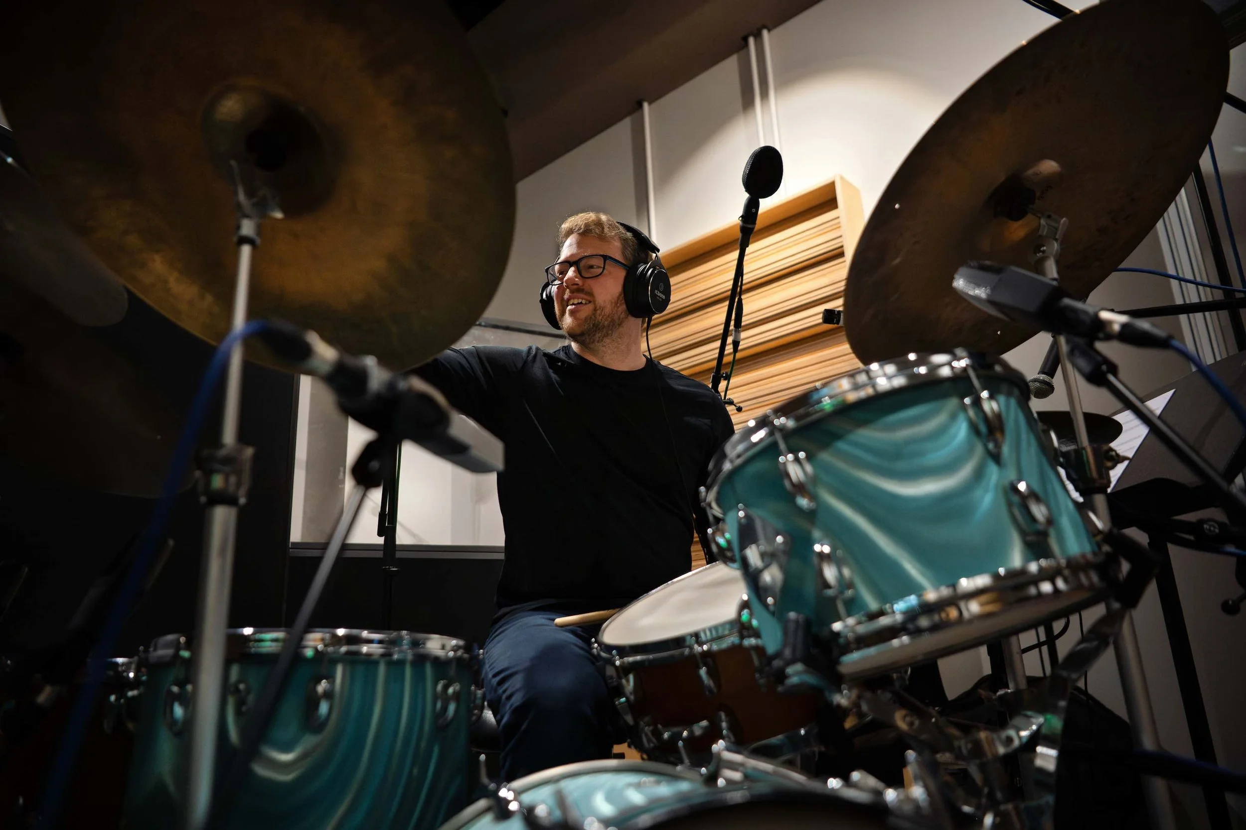 Steve Banks & Jonathan Silk 'The Emboldened Jazz Orchestra & Choir Recording Sessions' - Jonathan Silk (drums)