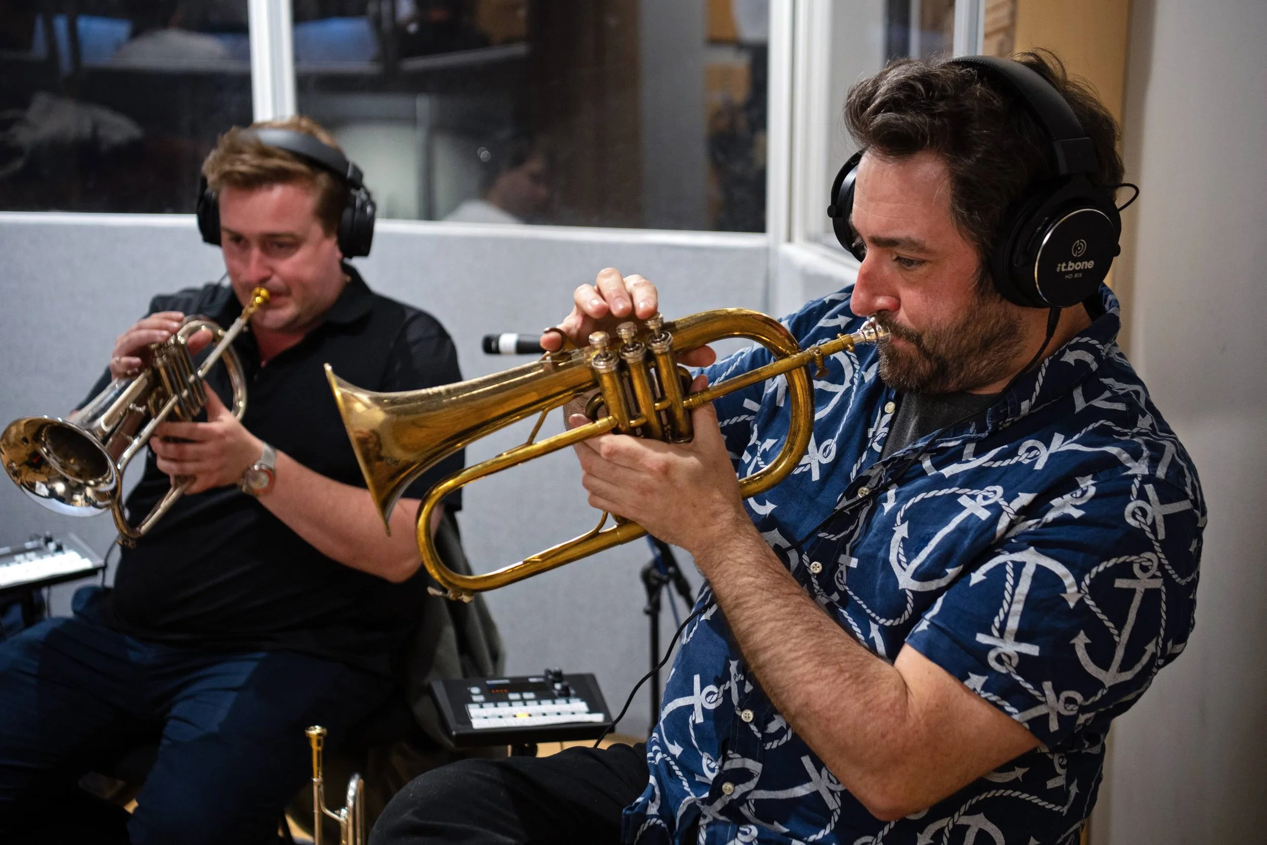 Percy-Pursglove-Tom-Walsh-Trumpet-Steve-Banks-Jonathan-Silk-Emboldened-Jazz-Orchestra-Choir-Album-Recording-DSC_6777.jpg