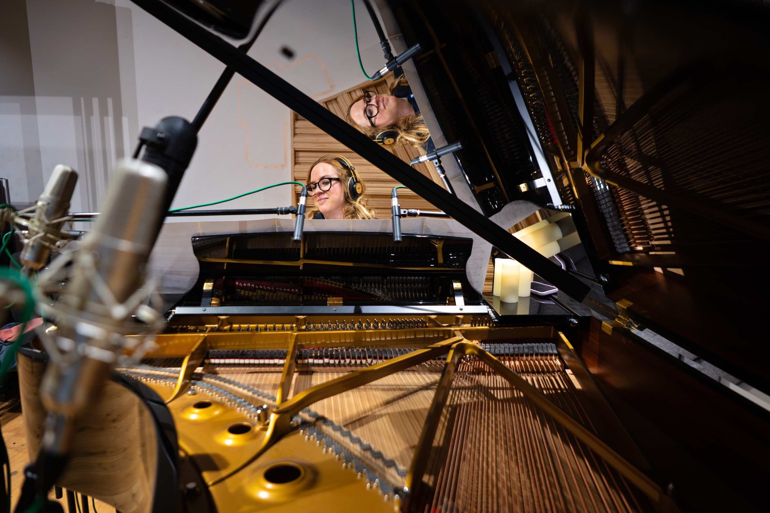 Steve Banks & Jonathan Silk 'The Emboldened Jazz Orchestra & Choir Recording Sessions' - Rebecca Nash (piano)