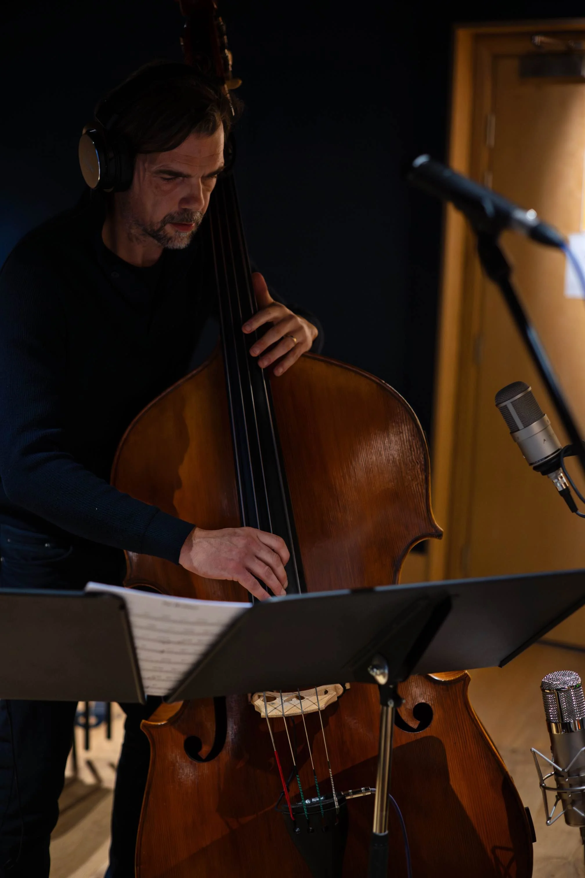 Steve Banks & Jonathan Silk 'The Emboldened Jazz Orchestra & Choir Recording Sessions' - Henrik Jensen (bass)