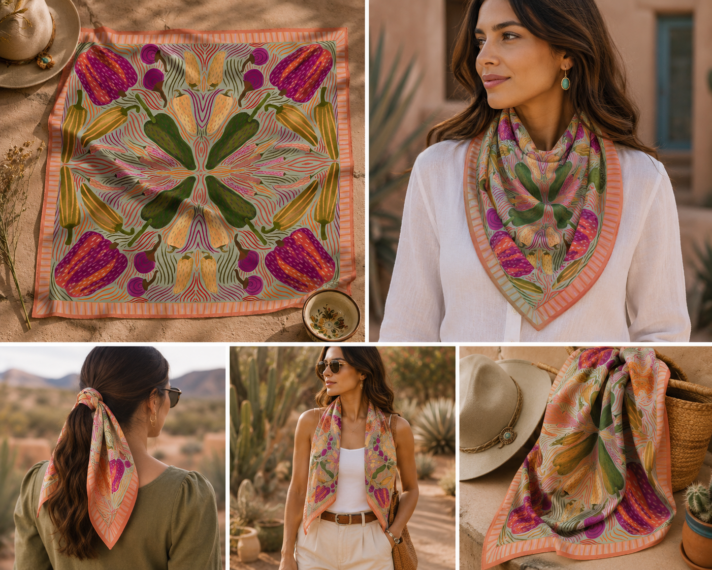 Chic Ways to Style a Statement Silk Scarf