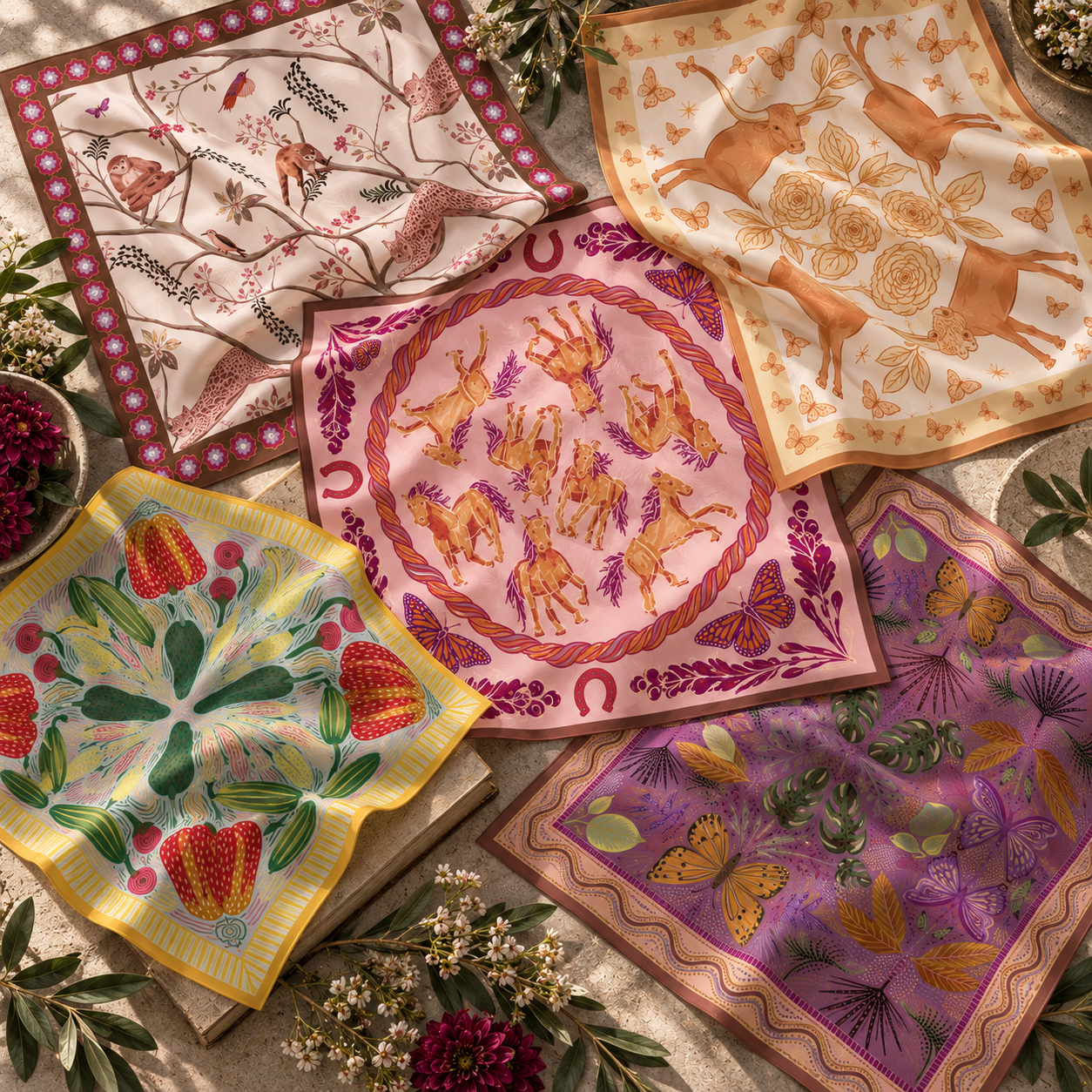 The Scarves We're Wearing Right Now: 6 Prints to Add to Your Rotation