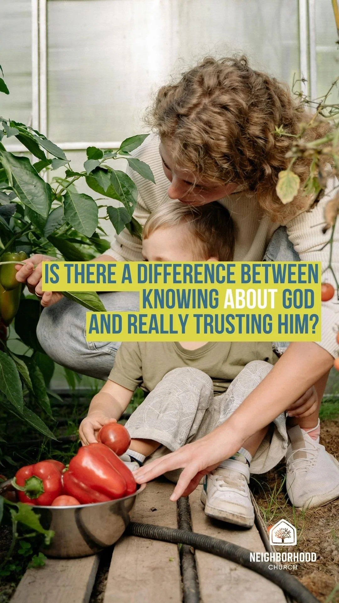 Is there a difference between knowing about God and really trusting him?