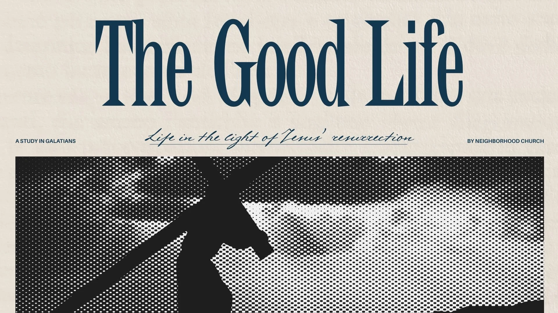 What does Jesus say makes for a truly good life?