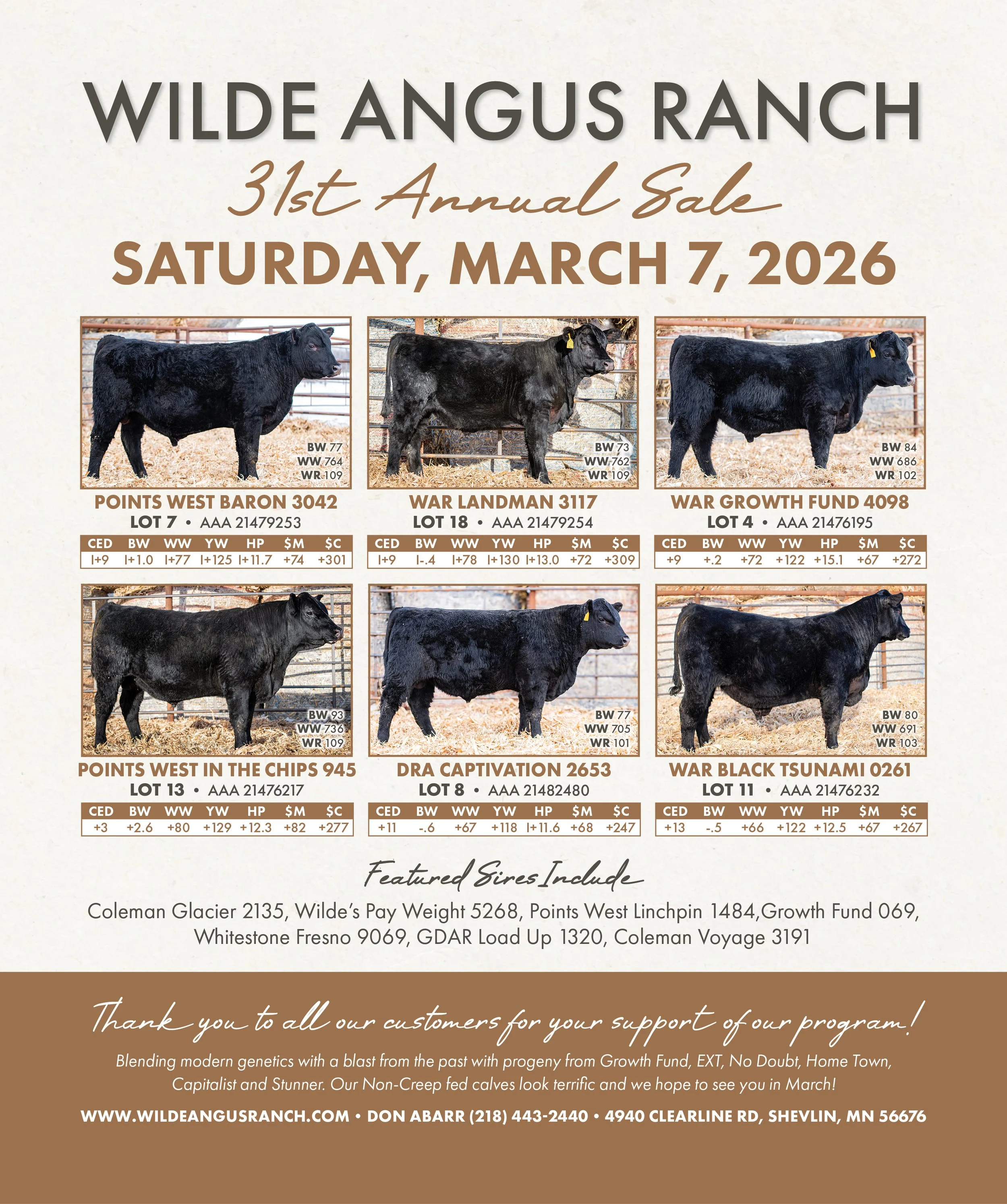 Bull Sale — Wilde Angus Ranch