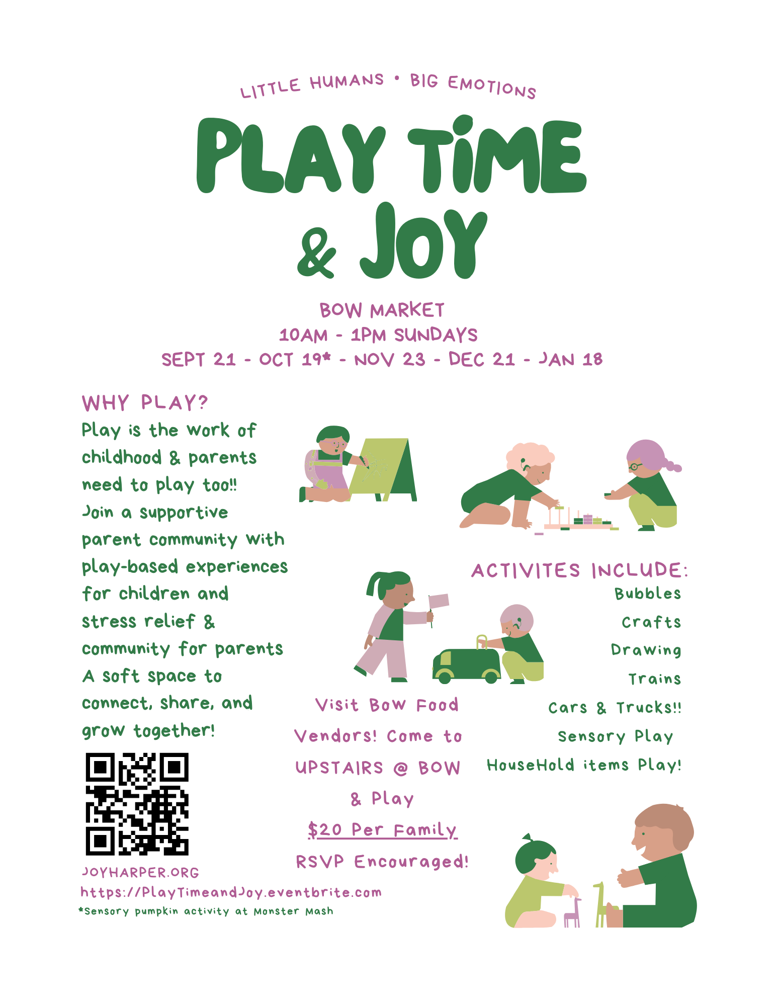Fall time Playdate with Joy Harper