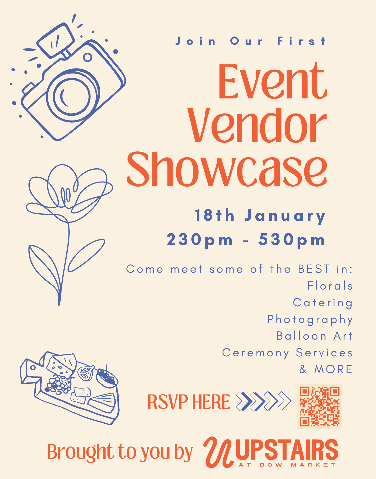 Upstairs at Bow Event Showcase