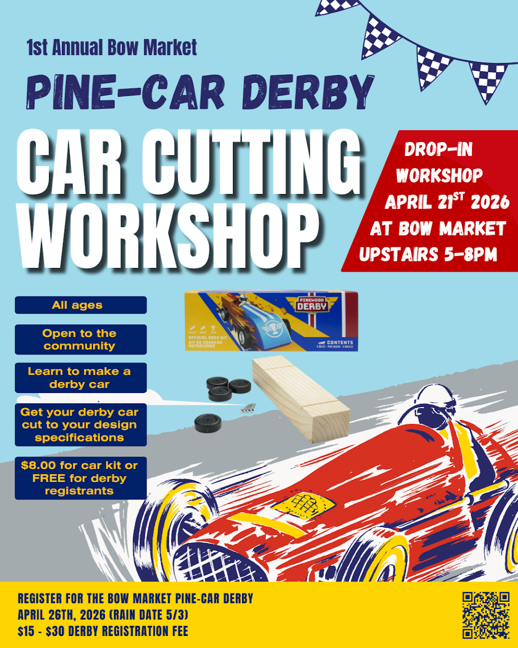 Pine Car Derby Car Cutting Workshop