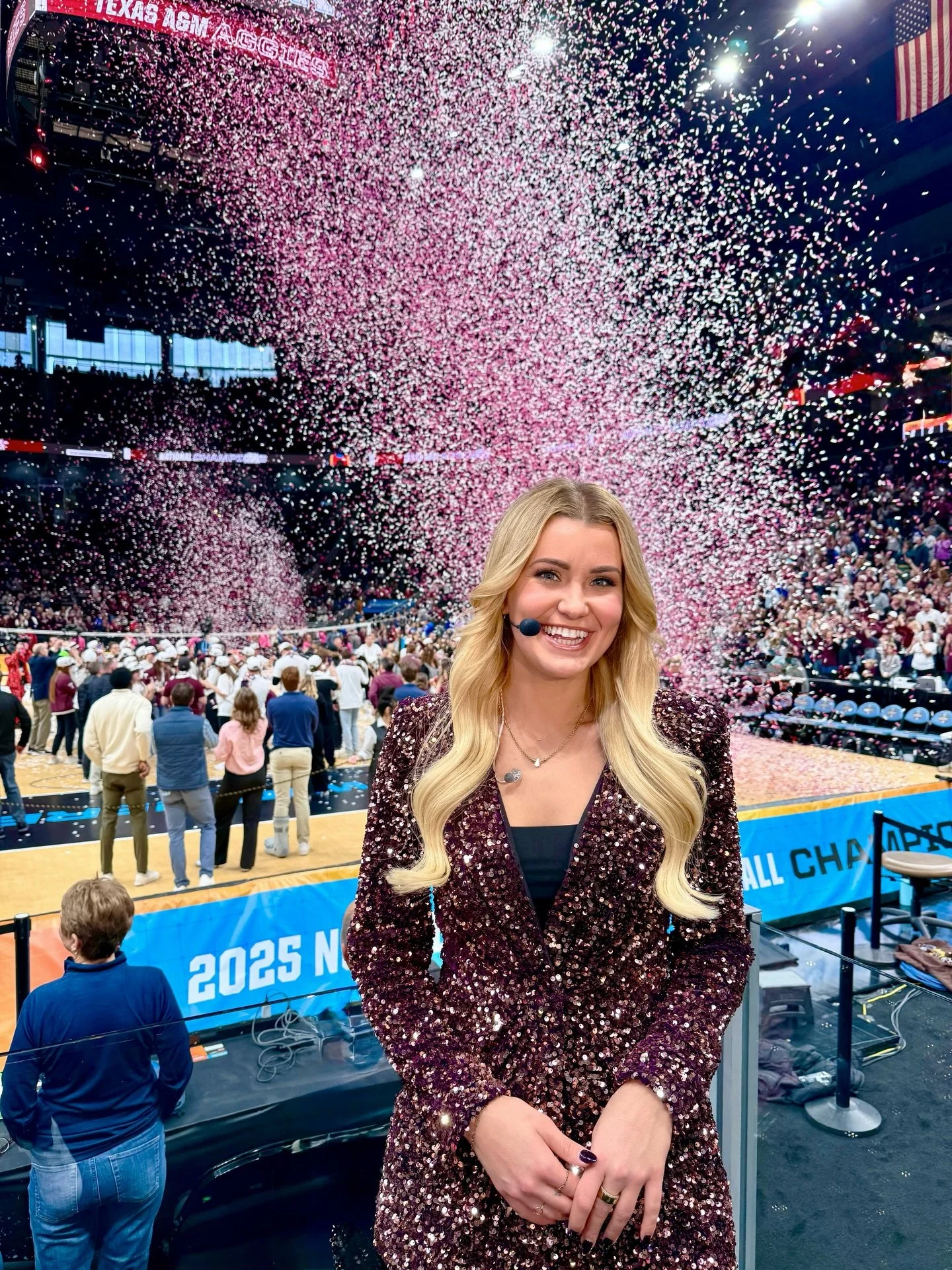 We finally crowned a champ!!!🏆 I couldn&rsquo;t be more proud to have been a part of @espn&rsquo;s National Championship coverage for a second straight year on ABC!!🥹 I love this team more than I can explain!!! 45 worked events later, and the #NCAA