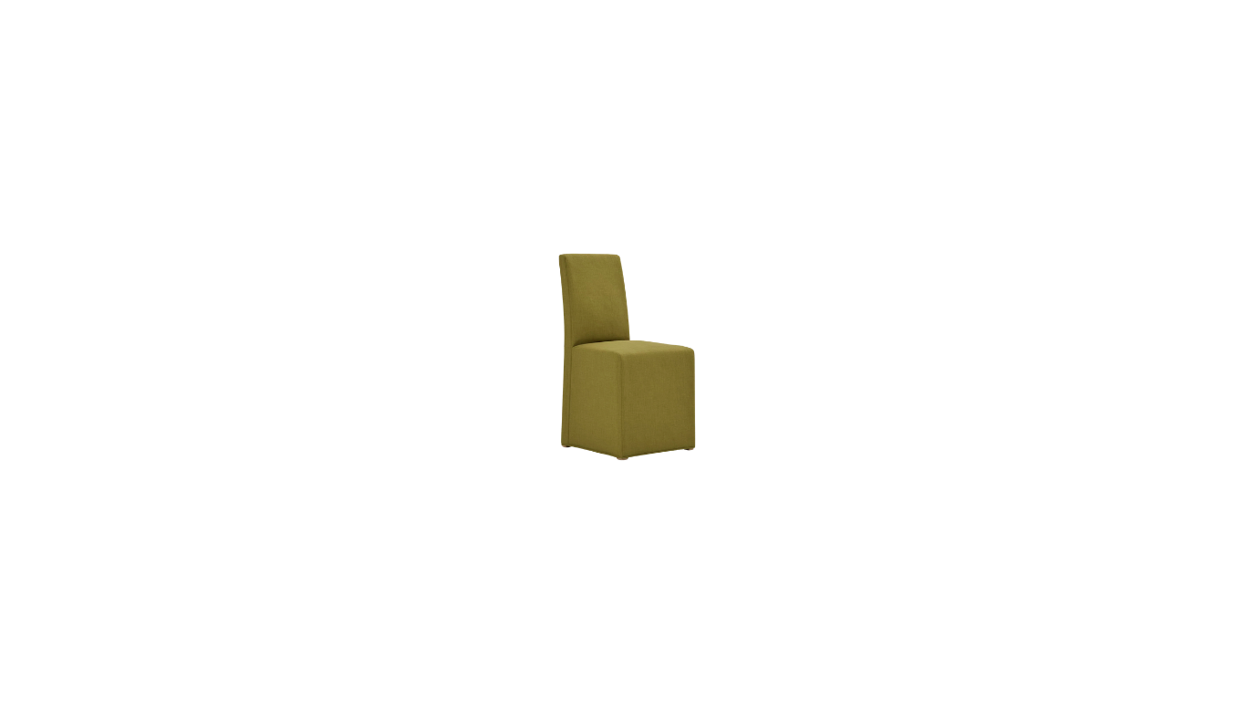 Slipcover Dining Chair in Grasshopper Green