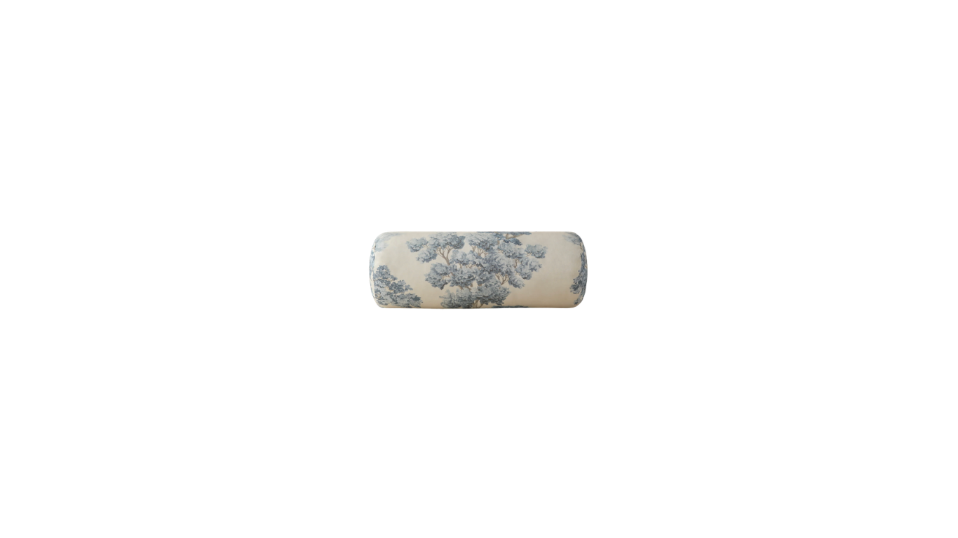 Light Blue Forest Pillow