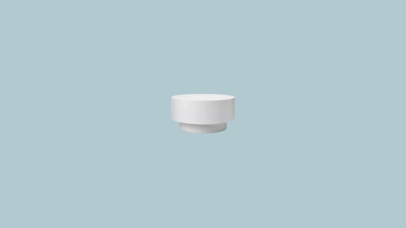 White Volume Coffee Table