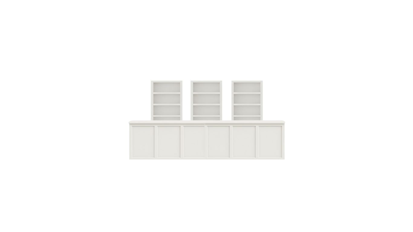 12' Bar with Bar Back Shelving