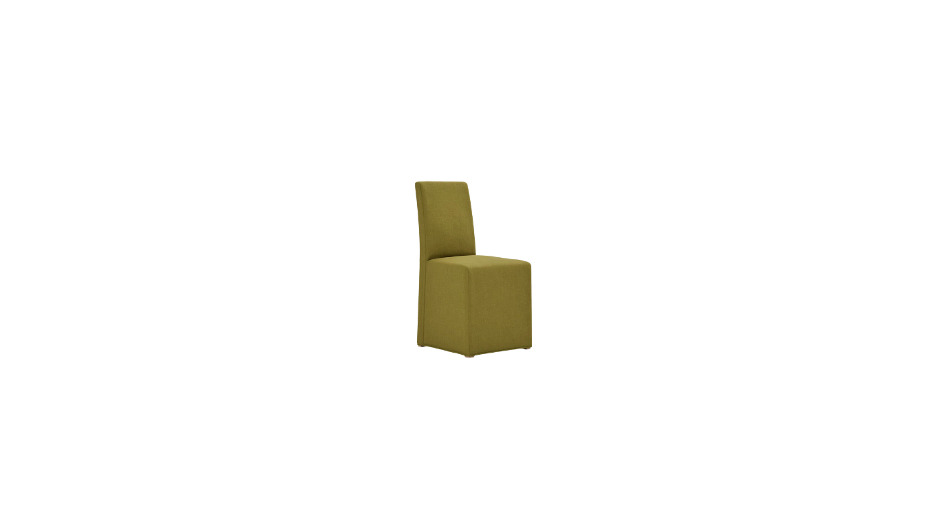 Slipcover Dining Chair in Grasshopper Green