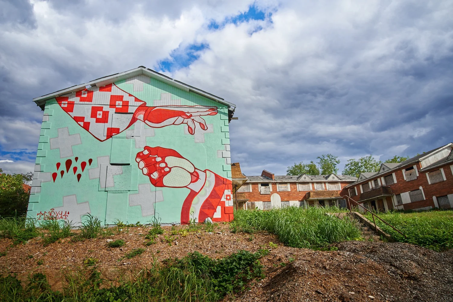Untitled mural, photo from Atlanta Cap Murals