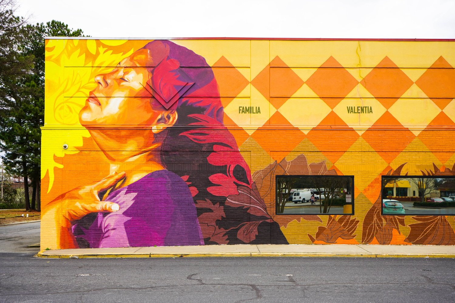 Untitled mural, photo from Atlanta Cap Murals