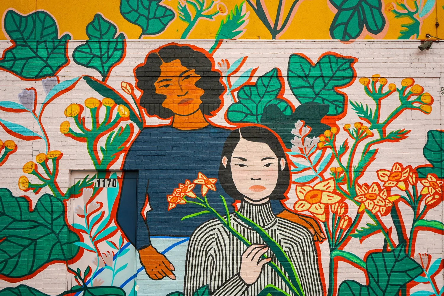 Untitled mural, photo from Atlanta Cap Murals