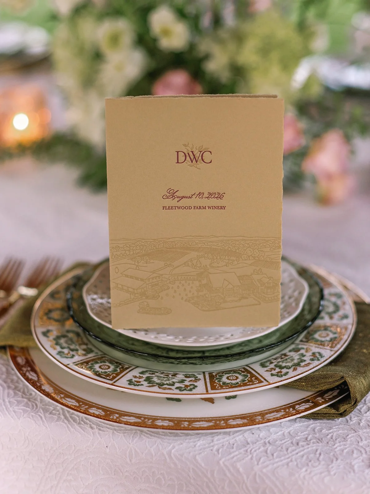 A Tuscan Evening - Custom Stationery